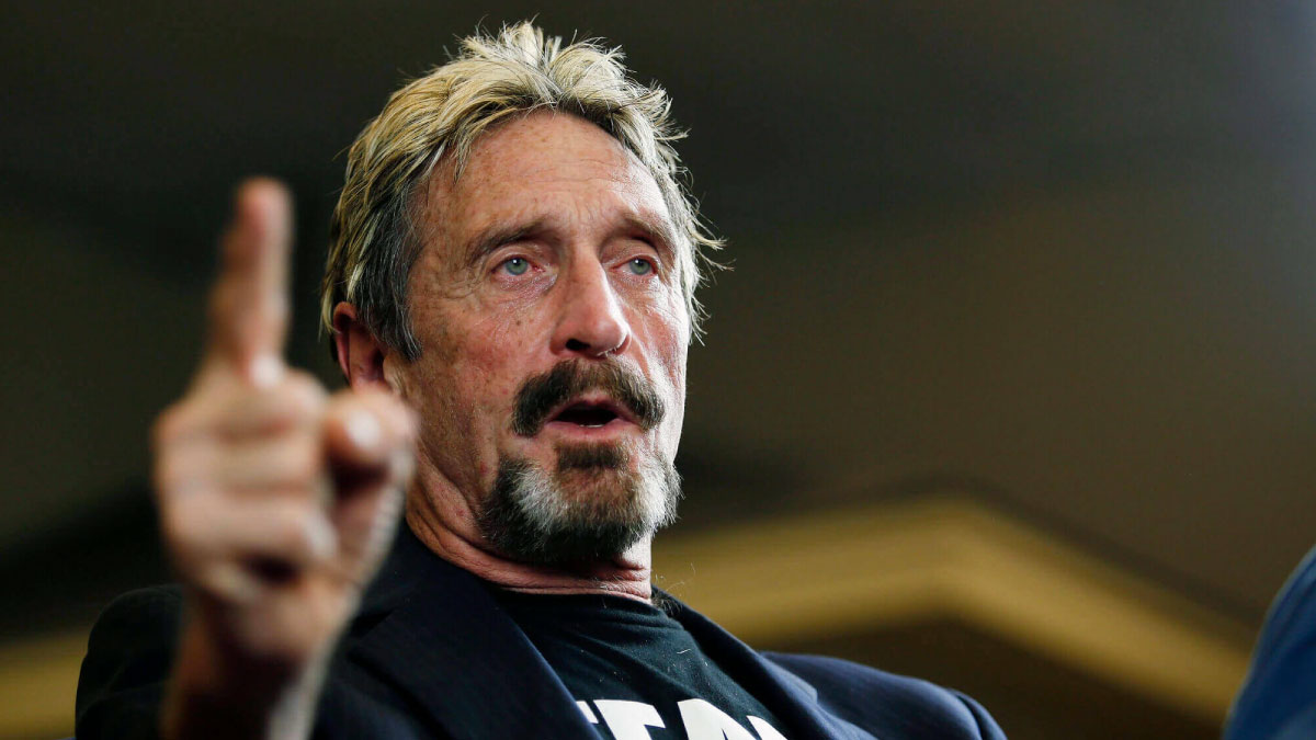 Software company founder McAfee charged with tax evasion