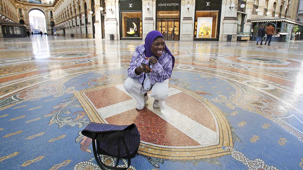 Italy: Teen in hijab aims to be 'Afro-influencer' on TikTok